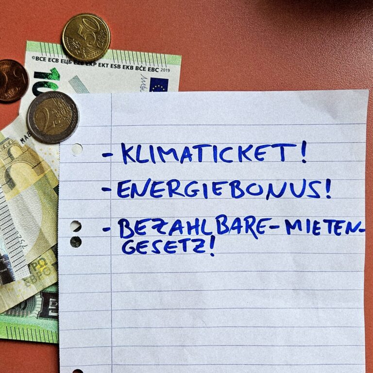 WOHNEN, ENERGIE, VERKEHR: GRÜN & BEZAHLBAR